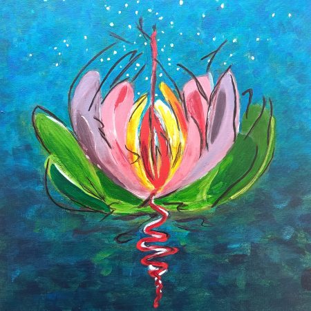 Like a lotus blossom
